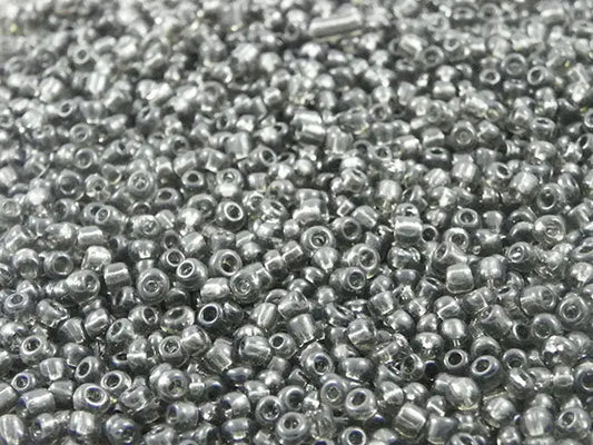 Perles de rocailles 4 mm - Anthracite transparent - 20g  Ma Boutique de Perles