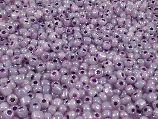 Perles de rocailles 4 mm - Violet nacré - 20g  Ma Boutique de Perles