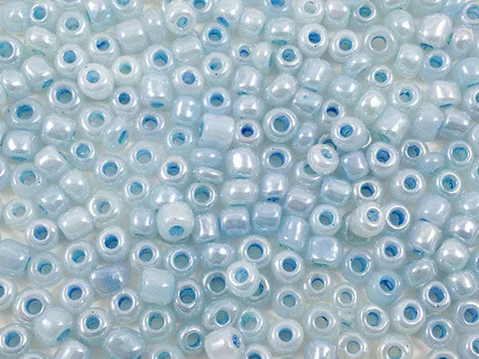 Perles de rocailles 4 mm - Bleu ciel nacré - 20g  Ma Boutique de Perles