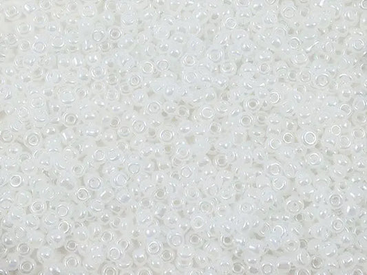 Perles de rocailles 12/0 - Blanc nacré - 20g  Ma Boutique de Perles