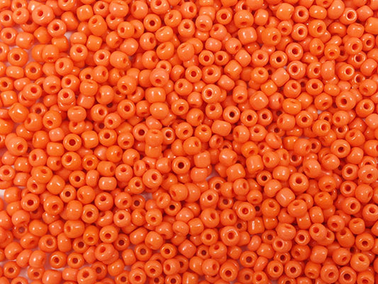 Perles de rocailles 2 mm - Orange opaque - 20g  Ma Boutique de Perles