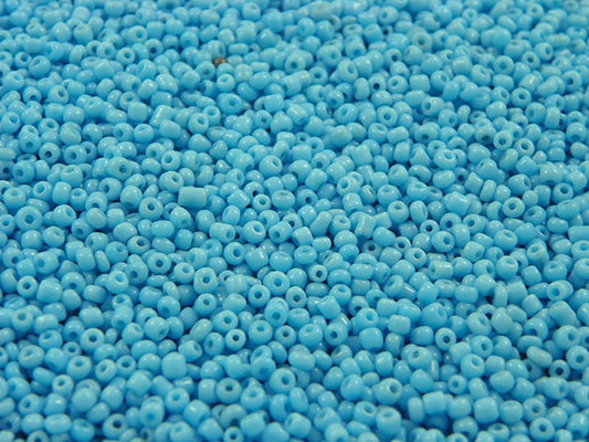 Perles de rocailles 2 mm - Bleu ciel opaque - 20g  Ma Boutique de Perles