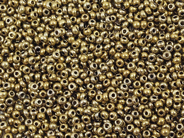 Perles de rocailles 2 mm - Or irisé - 20g  Ma Boutique de Perles