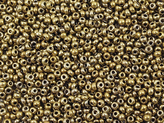 Perles de rocailles 2 mm - Or irisé - 20g  Ma Boutique de Perles