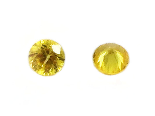 Cabochons zirconium grade A - Jaunes - 3 mm - x 10  Ma Boutique de Perles