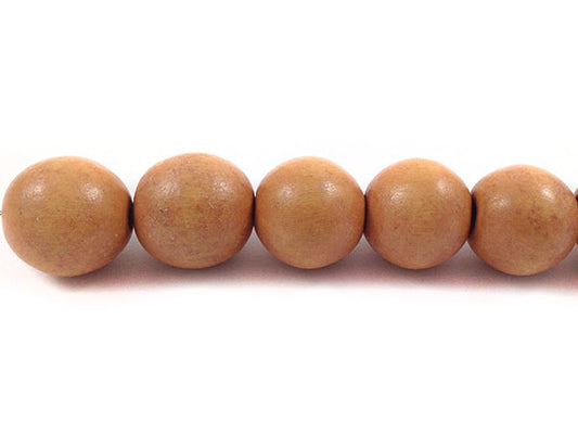 Perles en bois - Brun clair mat - 15 mm - x 4  Ma Boutique de Perles