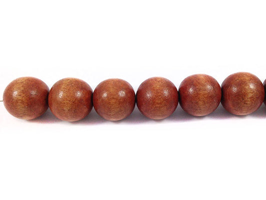 Perles en bois - Rouille brillant - 15 mm - x 4  Ma Boutique de Perles