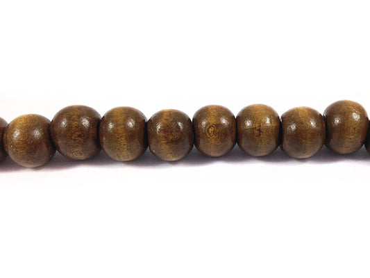 Perles en bois 9 mm - Marron - x 20  Ma Boutique de Perles