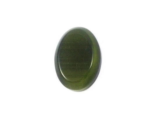 Cabochon palet ovale biseauté - Vert - 25 x 18 mm - x 1  Ma Boutique de Perles