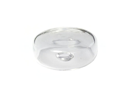 Cabochon en verre  transparent  à remplir - Rond - 30 x 12 mm - x 1  Ma Boutique de Perles