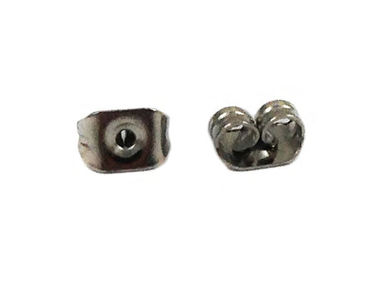 Fermoirs inox pour boucles d'oreilles - x 8  Ma Boutique de Perles