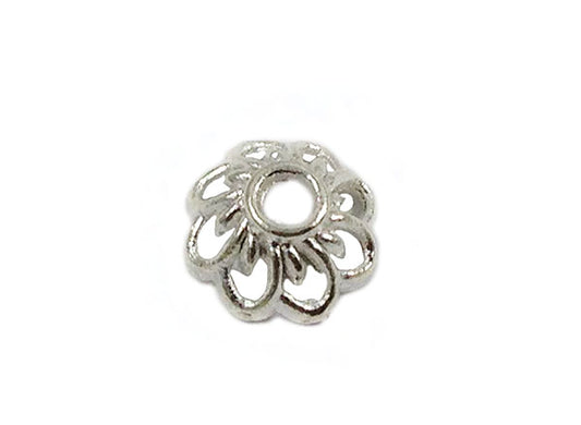 Coupelles  - Couleur argent - 9 mm - x 4  Ma Boutique de Perles