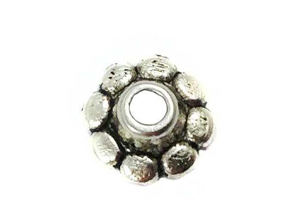 Coupelles  - Couleur argent vieilli - 8 mm - x 4  Ma Boutique de Perles