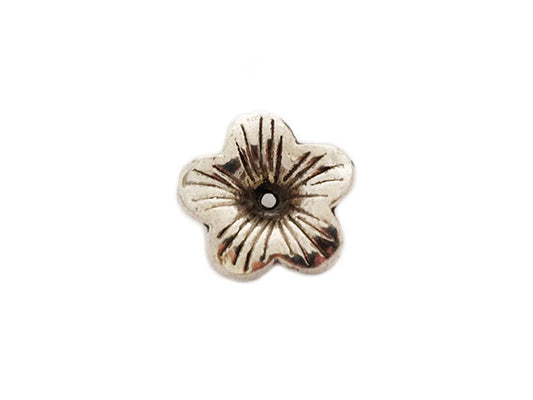 Coupelles fleur - Couleur argent vieilli - 18 mm - x 2  Ma Boutique de Perles