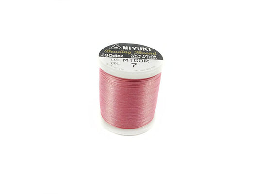 Fil nylon Miyuki - Rose - 0,25 mm - x 50 m  Ma Boutique de Perles