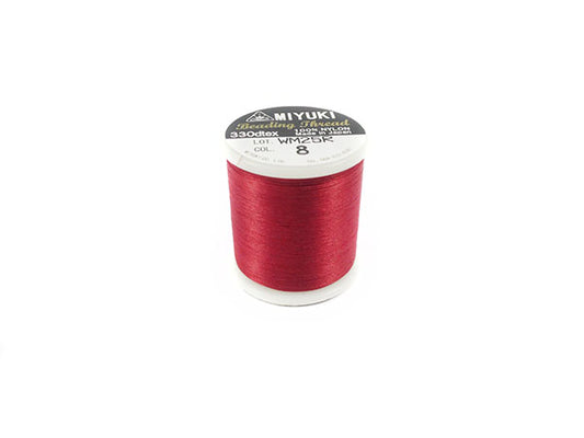 Fil nylon Miyuki - Rouge - 0,25 mm - x 50 m  Ma Boutique de Perles