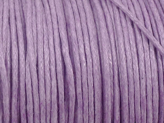 Coton ciré - Mauve - 1 mm - x 5 m  Ma Boutique de Perles