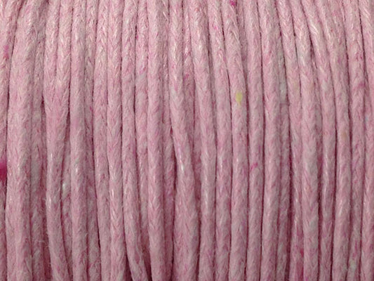 Coton ciré - Rose - 1 mm - x 5 m  Ma Boutique de Perles