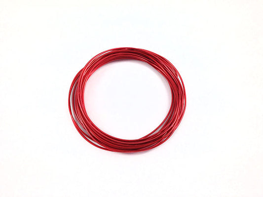 Fil Aluminium - Rouge - 1,5 mm - X 6 m  Ma Boutique de Perles