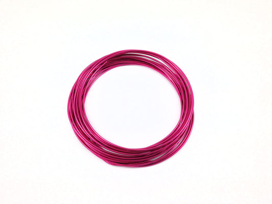 Fil Aluminium - Fuchsia - 1,5 mm - X 6 m  Ma Boutique de Perles