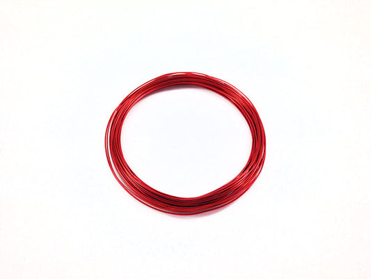 Fil Aluminium - Rouge - 0,8 mm - X 10 m  Ma Boutique de Perles