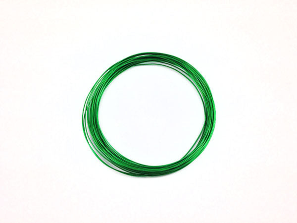 Fil Aluminium - Vert - 0,8 mm - X 10 m