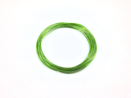 Fil Aluminium - Vert pomme - 0,8 mm - X 10 m