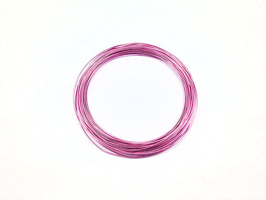 Fil Aluminium - Rose - 0,8 mm - X 10 m  Ma Boutique de Perles