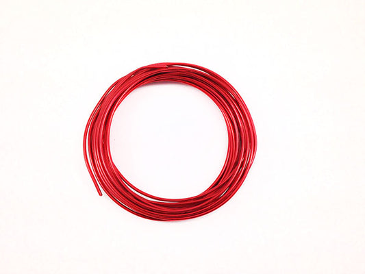 Fil Aluminium - Rouge - 2 mm - X 6 m