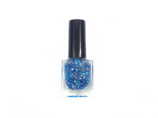 Vernis à ongles - Paillettes bleues - x 1