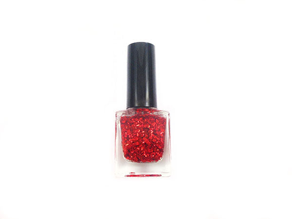 Vernis à ongles - Paillettes rouges - x 1  Ma Boutique de Perles