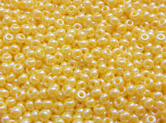 Rocailles 2,3 mm - Preciosa Ornella - Jaune - 10g  Ma Boutique de Perles