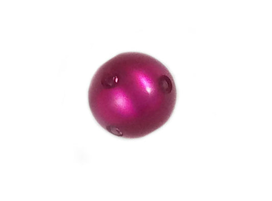 Perle ronde Polaris - 12 mm - Fuchsia - Brillante et strass Swarovski - x 1  Ma Boutique de Perles